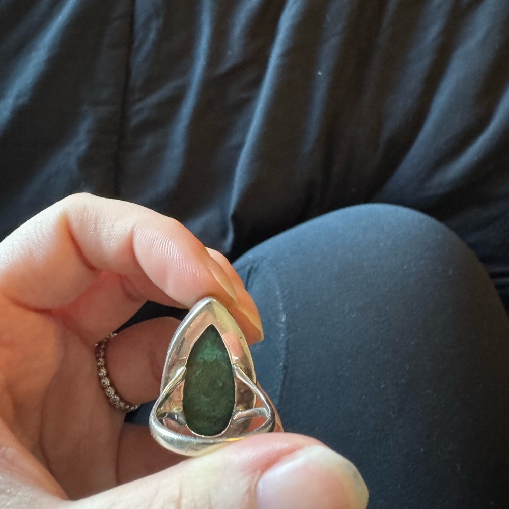 Malachite Statement Ring - image 5